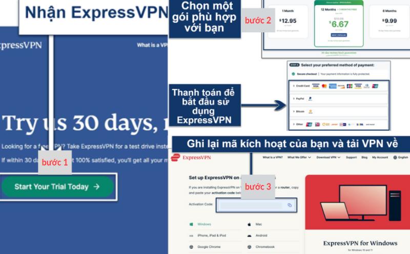 Tải gói Express VPN 30 ngày